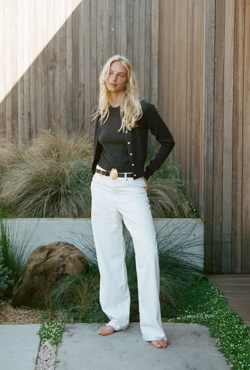 Maggie Marilyn Cashmere Twin Set in Black Coffee - styled look