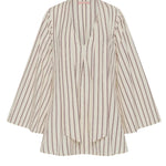 Maggie Marilyn The Good Kind of Nerves Mini in Midnight Cherry and Milk  Cream Stripe