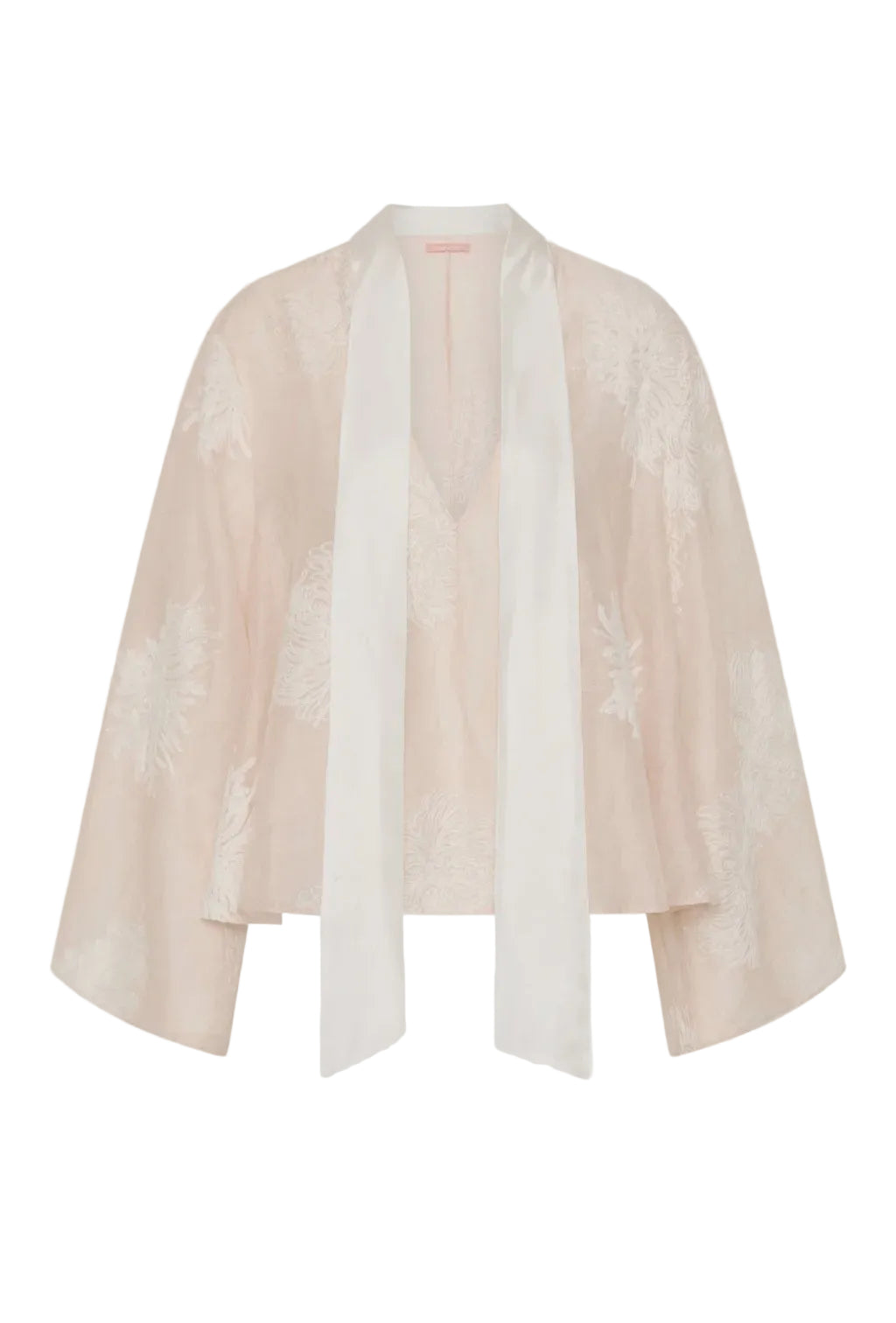 Maggie Marilyn The Good Kind of Nerves Top in Milk Cream Embroidery