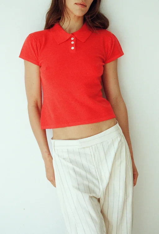 Maggie Marilyn Things Are Looking Up Pant in Navy and Milk Stripe