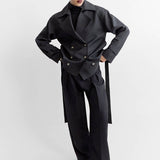 Camilla And Marc Malia Belted Jacket in Mocha