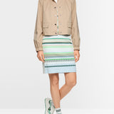 Marc Cain 3115 Jacket in Light Stone - side view