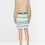 Marc Cain 3115 Jacket in Light Stone - detail view