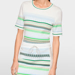 Marc Cain 4112 Sweater in Skyway New - close up