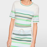 Marc Cain 4112 Sweater in Skyway New - close up