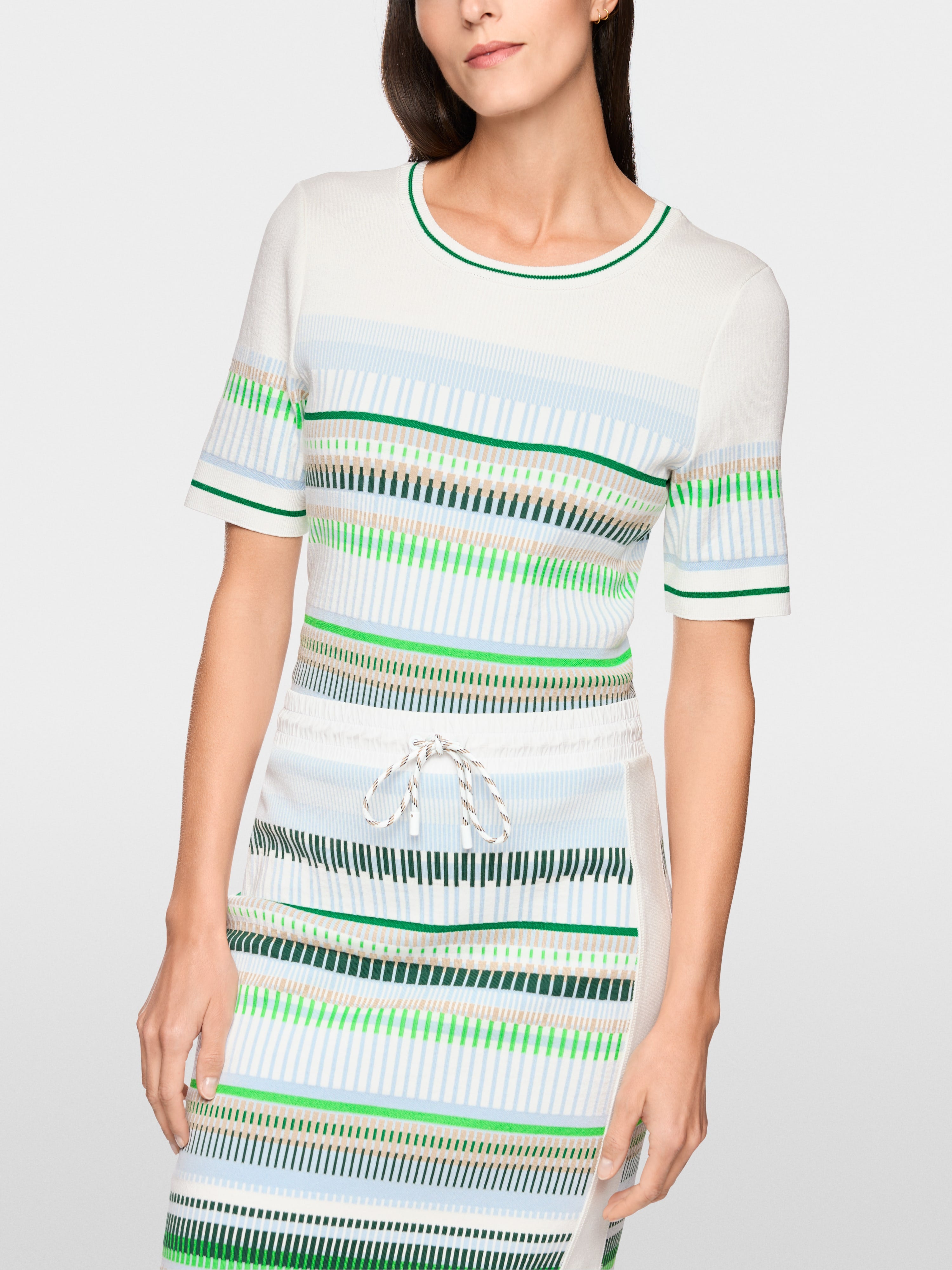 Marc Cain 4112 Sweater in Skyway New - close up