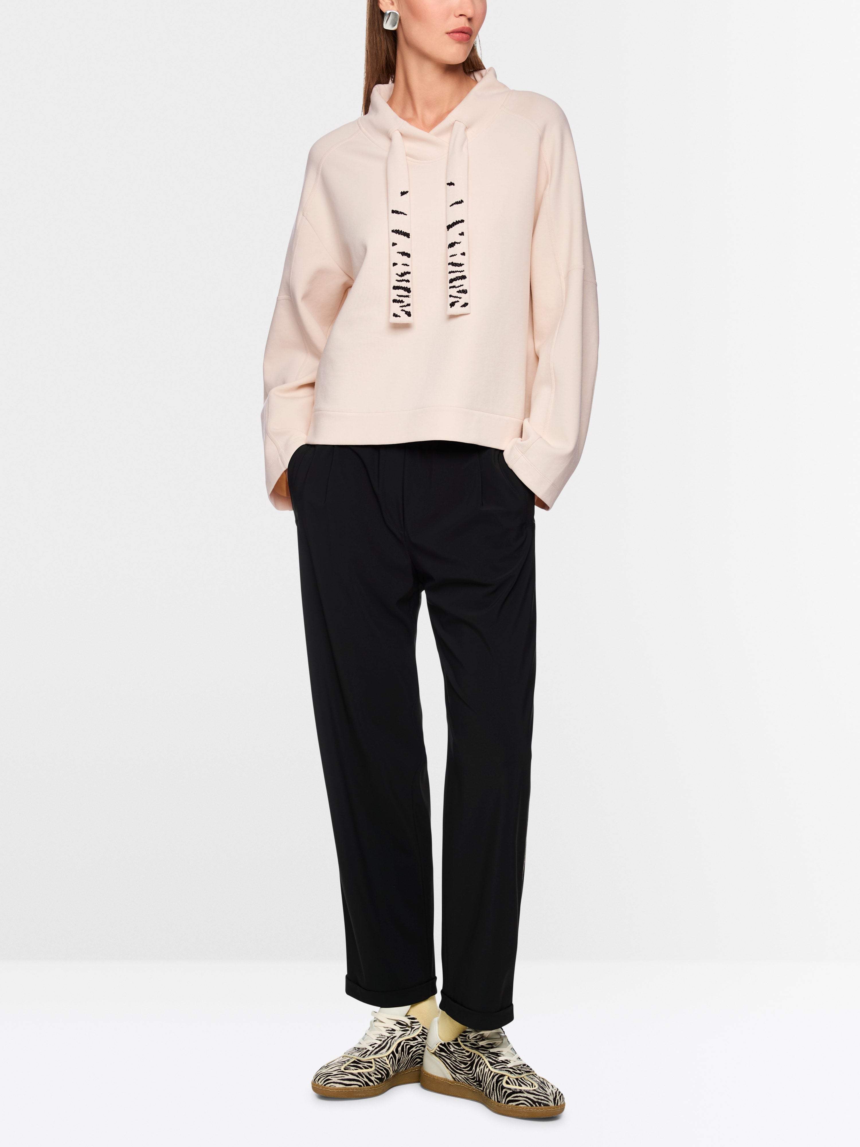 Marc Cain 4411 Sweatshirt in Magnolia - side view