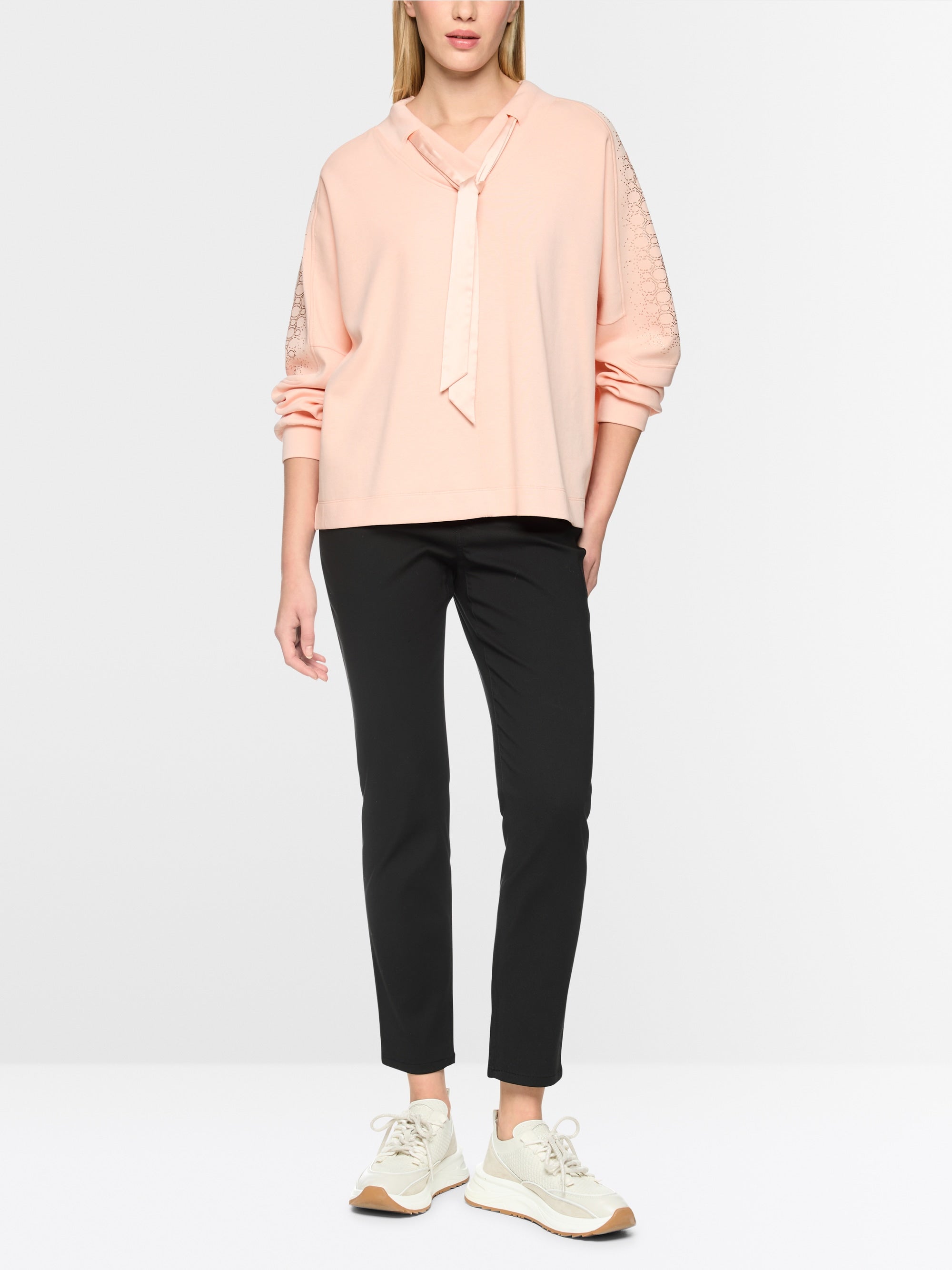 Marc Cain 8137 Pant in Black - side view