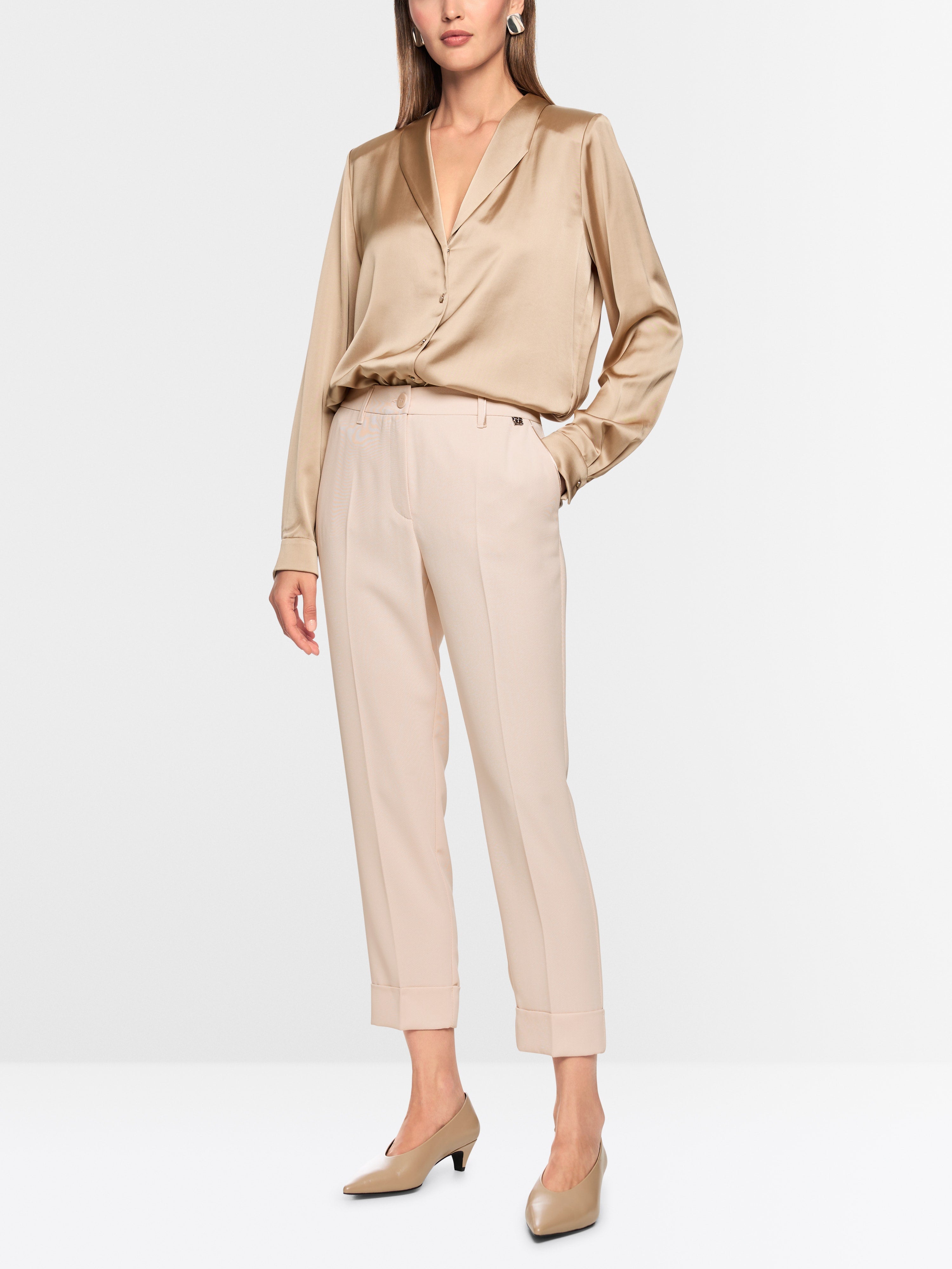 Marc Cain 8138 Pants in Magnolia - detail view