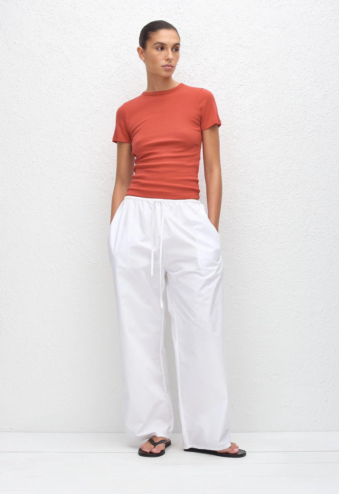 Matteau Baby Tee in Tomato