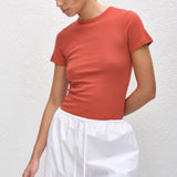 Matteau Baby Tee in Tomato