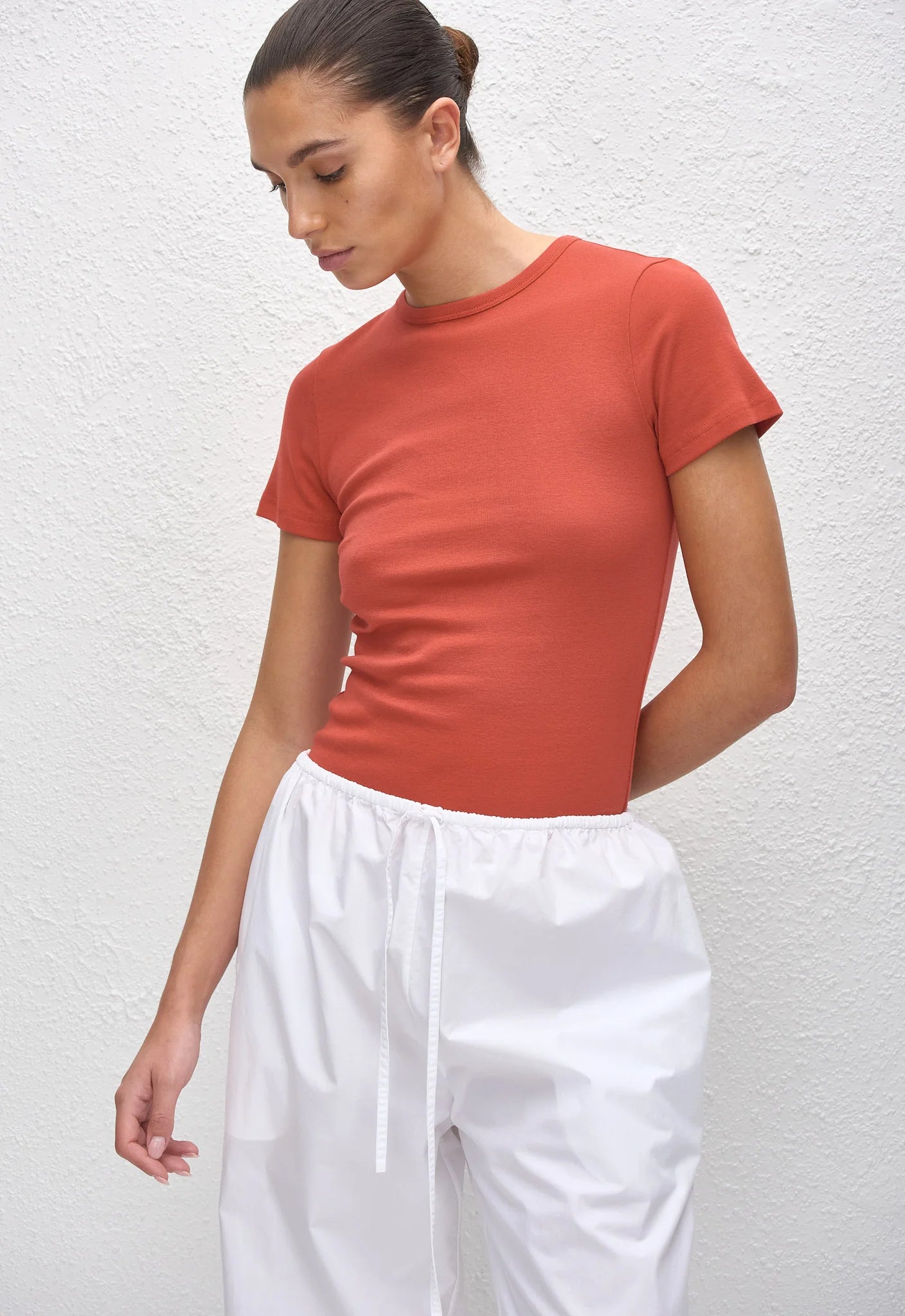 Matteau Baby Tee in Tomato