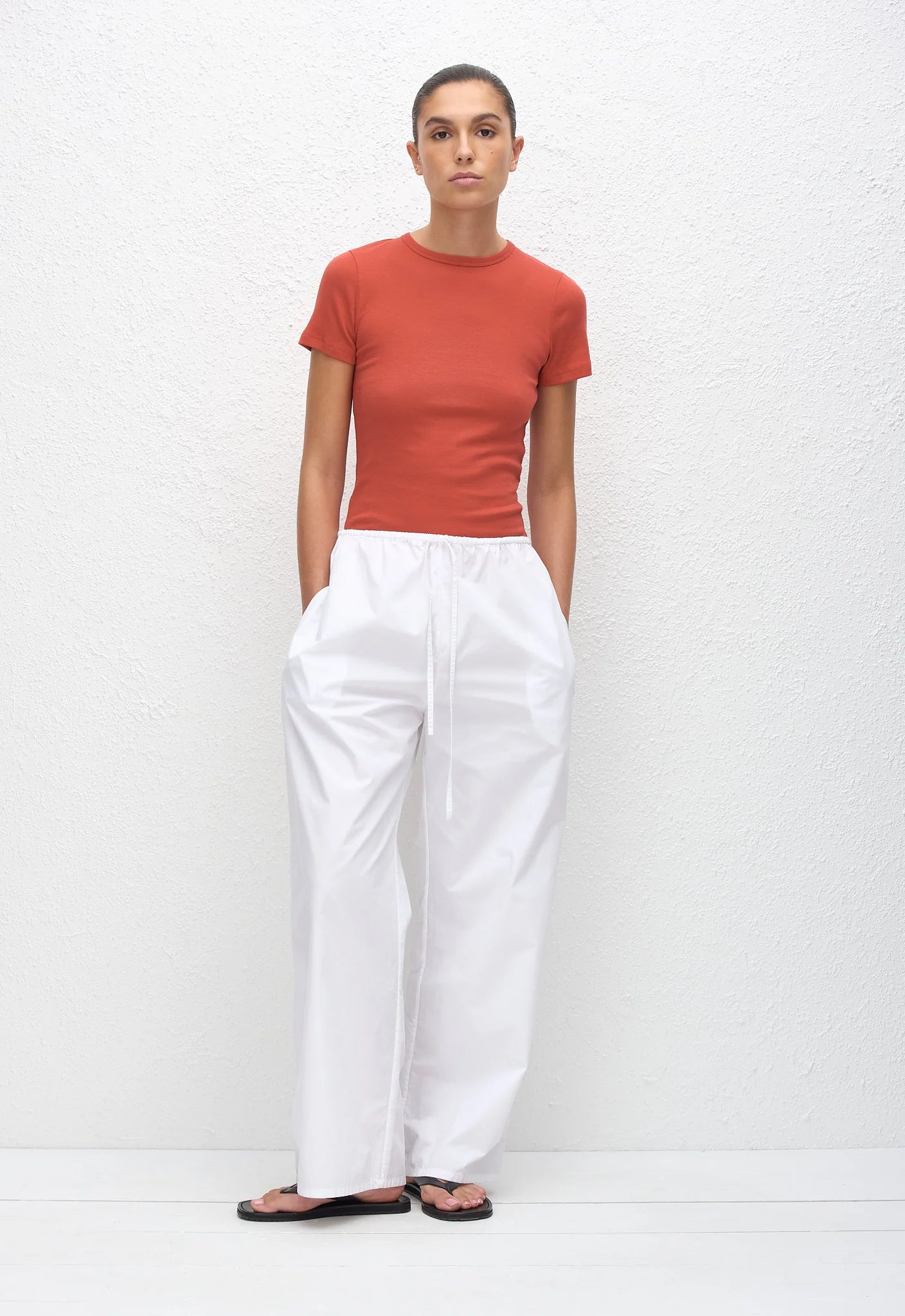 Matteau Baby Tee in Tomato