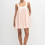 Matteau Babydoll Linen Mini Dress in Oasis
