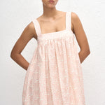 Matteau Babydoll Linen Mini Dress in Oasis