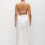 Matteau Broderie Midi Skirt in White - outfit inspiration