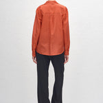 Matteau Classic Shirt in Tomato Polka Dot