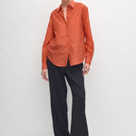 Matteau Classic Shirt in Tomato Polka Dot