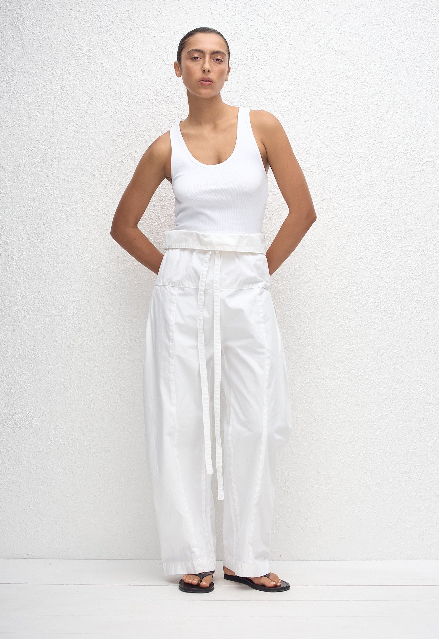 Matteau Classic Rib Tank in Chalk