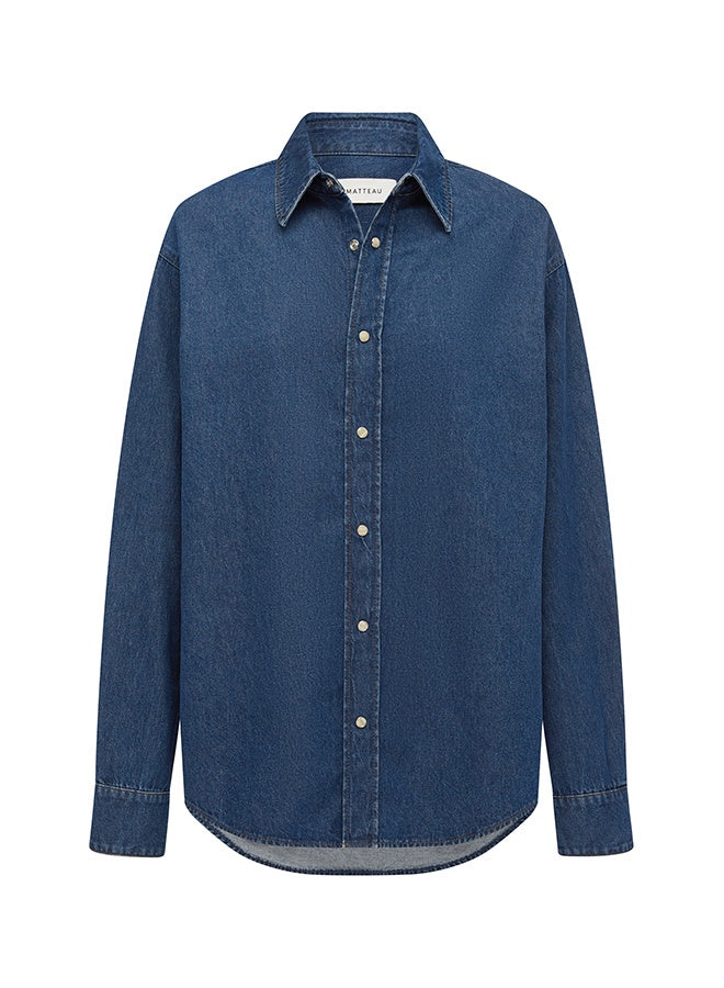 Matteau Denim Shirt in Classic Wash