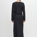 Matteau Dolman Silk Blouse in Black