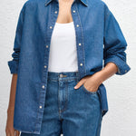 Matteau Denim Shirt in Classic Wash - styled look