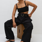 Matteau Fisherman Drawcord Pant in Black - outfit inspiration