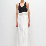Matteau Fisherman Skirt in White - side view