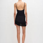 Matteau Fringe Sarong in Black - styled look