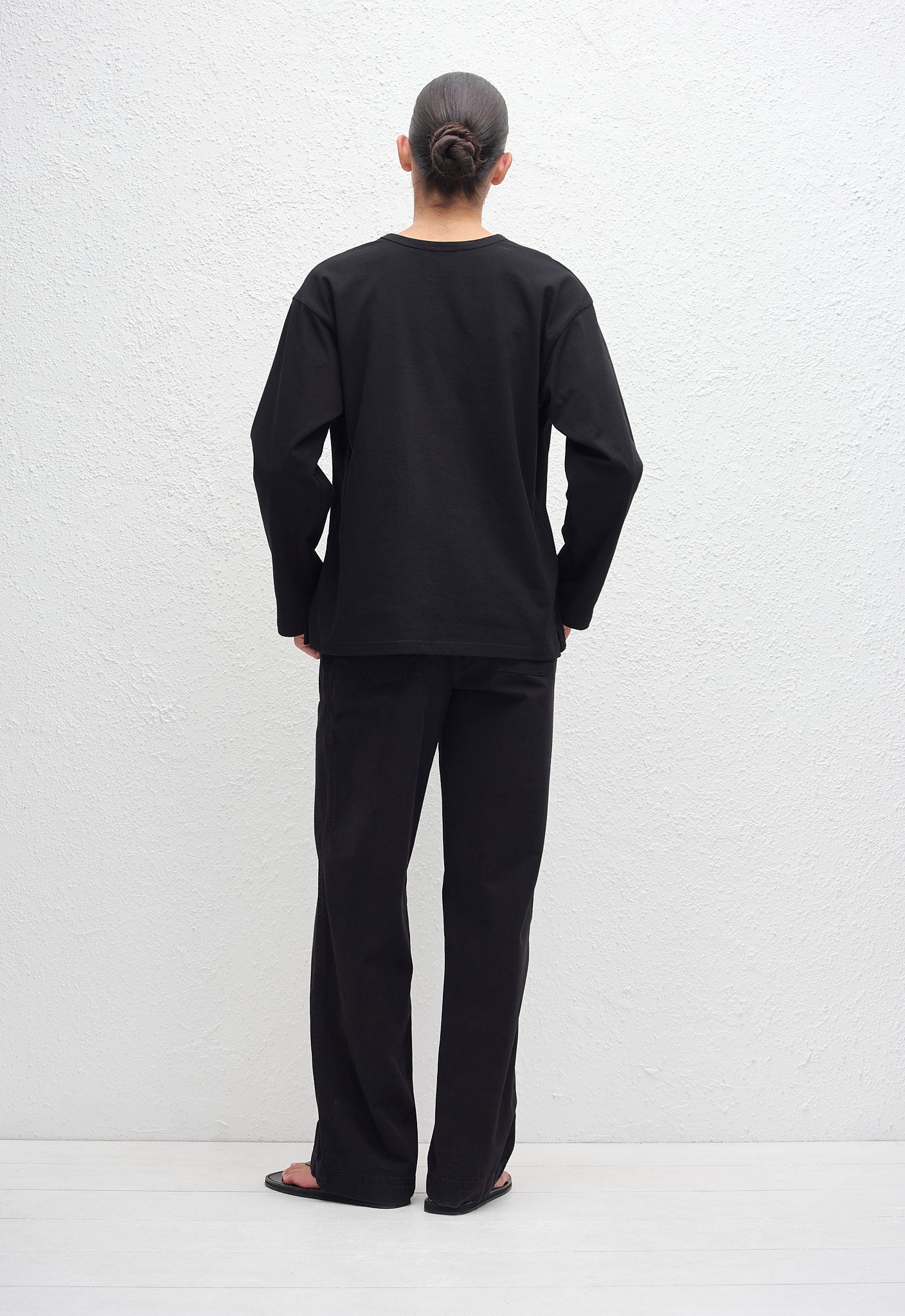 Matteau Long Sleeve Tee in Black - styled look