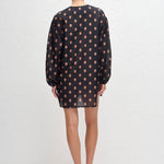 Matteau Popover Mini Tie Dress in Vida - styled look