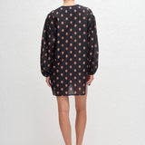 Matteau Popover Mini Tie Dress in Vida - styled look