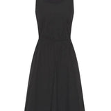 Matteau Drawcord Tank Midi Dress in Black