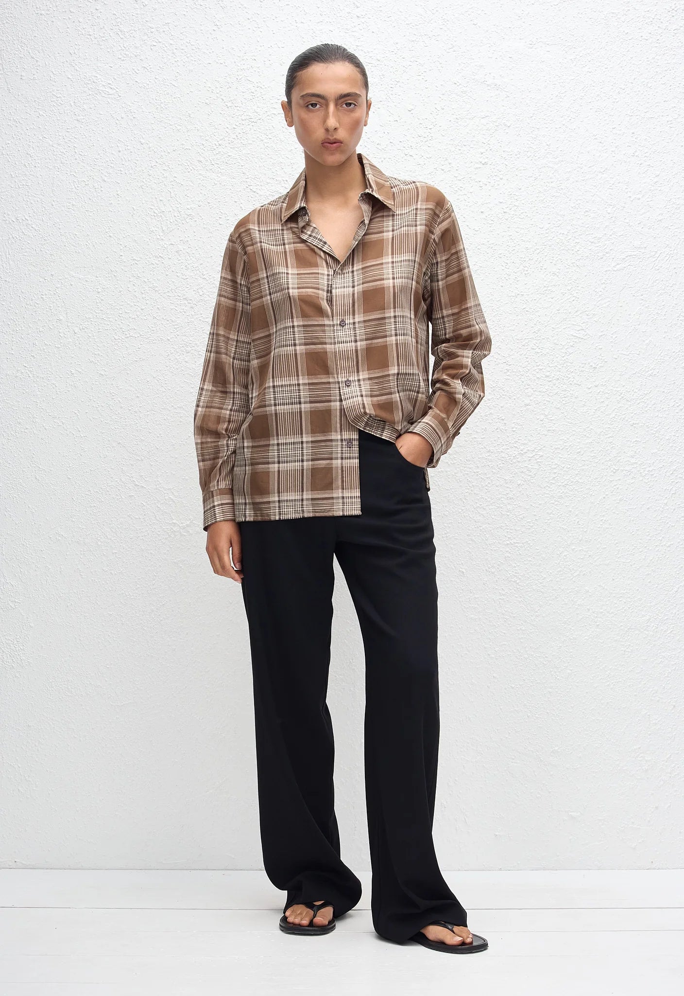 Matteau Voile Plaid Shirt in Picnic Plaid