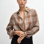 Matteau Voile Plaid Shirt in Picnic Plaid
