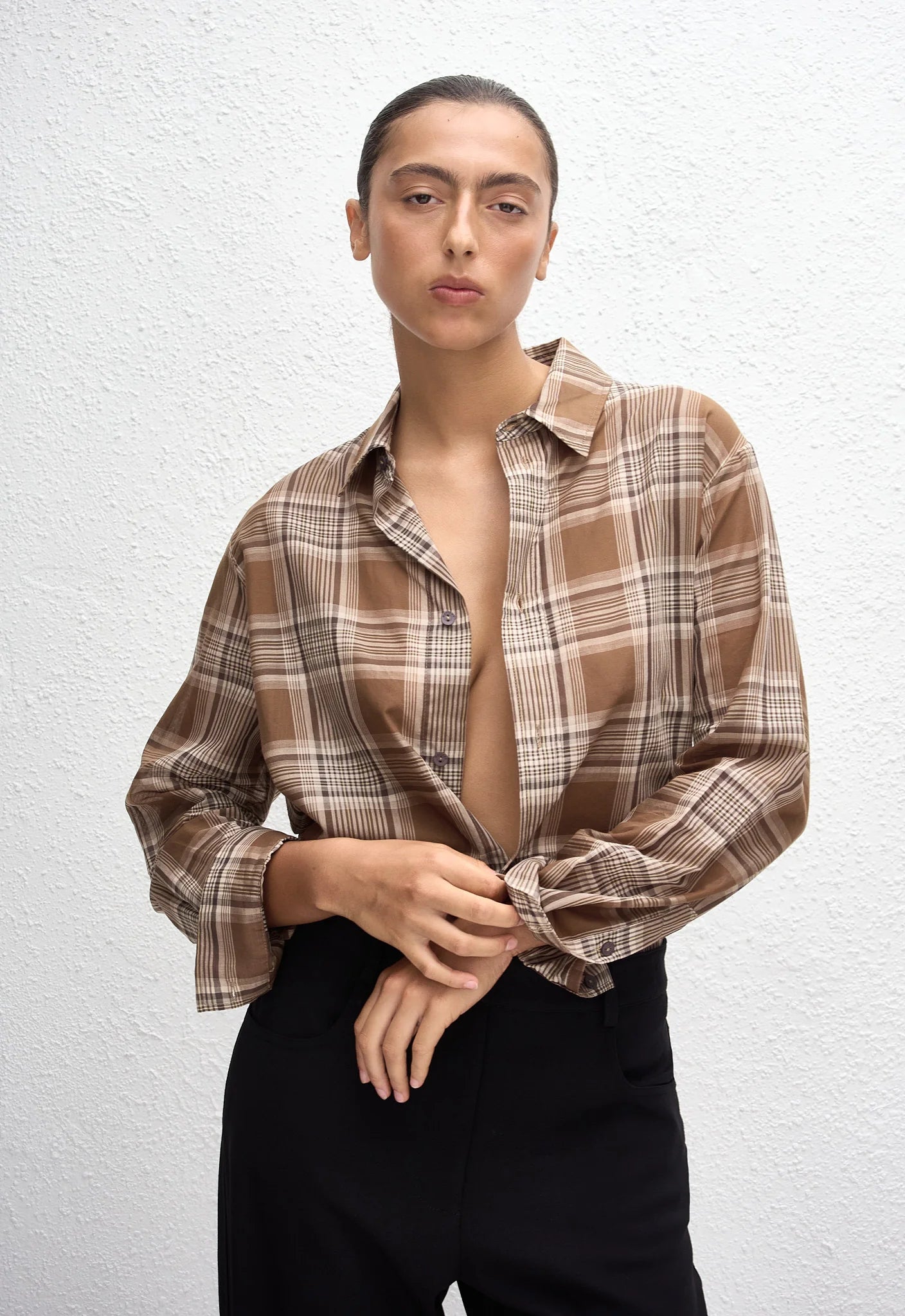 Matteau Voile Plaid Shirt in Picnic Plaid