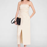 Anine Bing Meredith Skirt in Cream