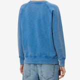 Isabel Marant Millyny Sweatshirt in Blue And Light Blue - styled look