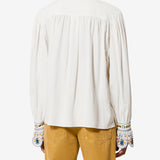 Isabel Marant Monique Top in Ecru - outfit inspiration