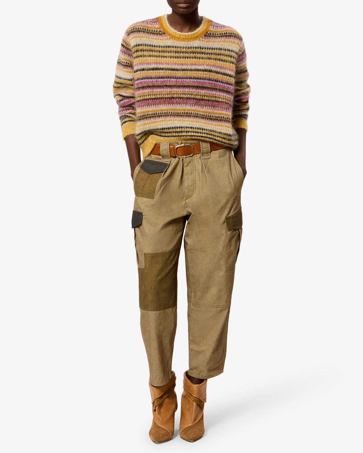 Isabel Marant Morine Knit in Mustard - side view