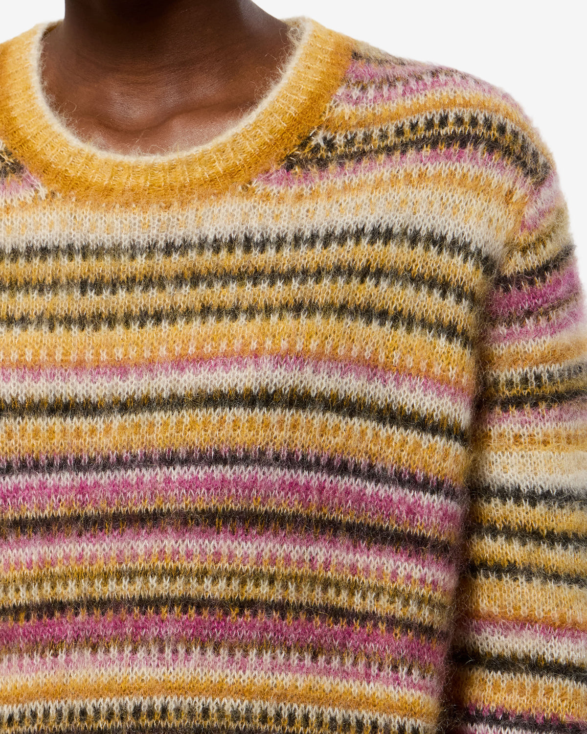 Isabel Marant Morine Knit in Mustard - detail view