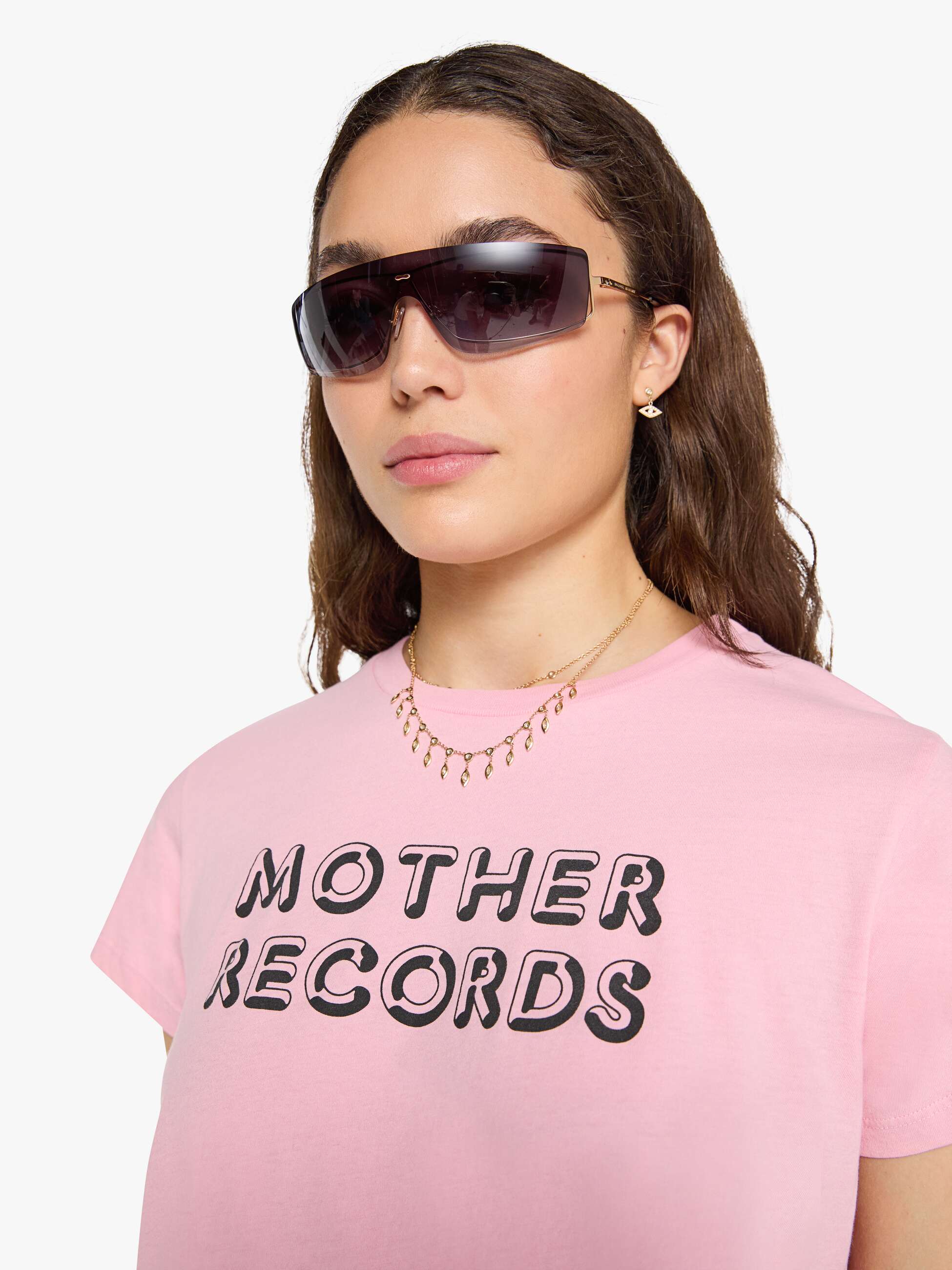 Mother The Boxy Goodie Goodie in Mother Records - Candy Cane - outfit inspiration