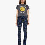Mother The Boxy Goodie Goodie in Rock Is for Cool Girls - Faded Black Reactive - styled look