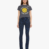 Mother The Boxy Goodie Goodie in Rock Is for Cool Girls - Faded Black Reactive - styled look
