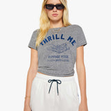 Mother The Boxy Goodie Goodie in Thrill Me Heather Grey