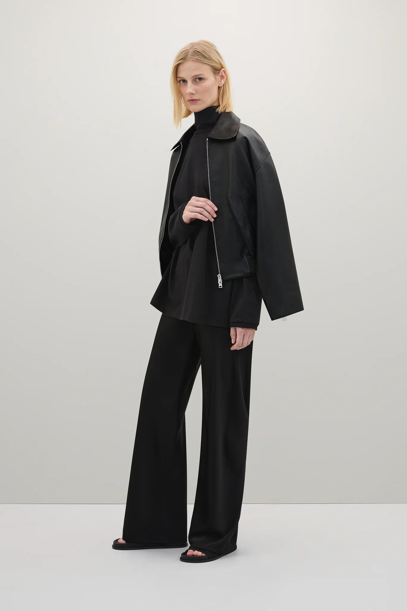 A Emery Myrna Pant in Black