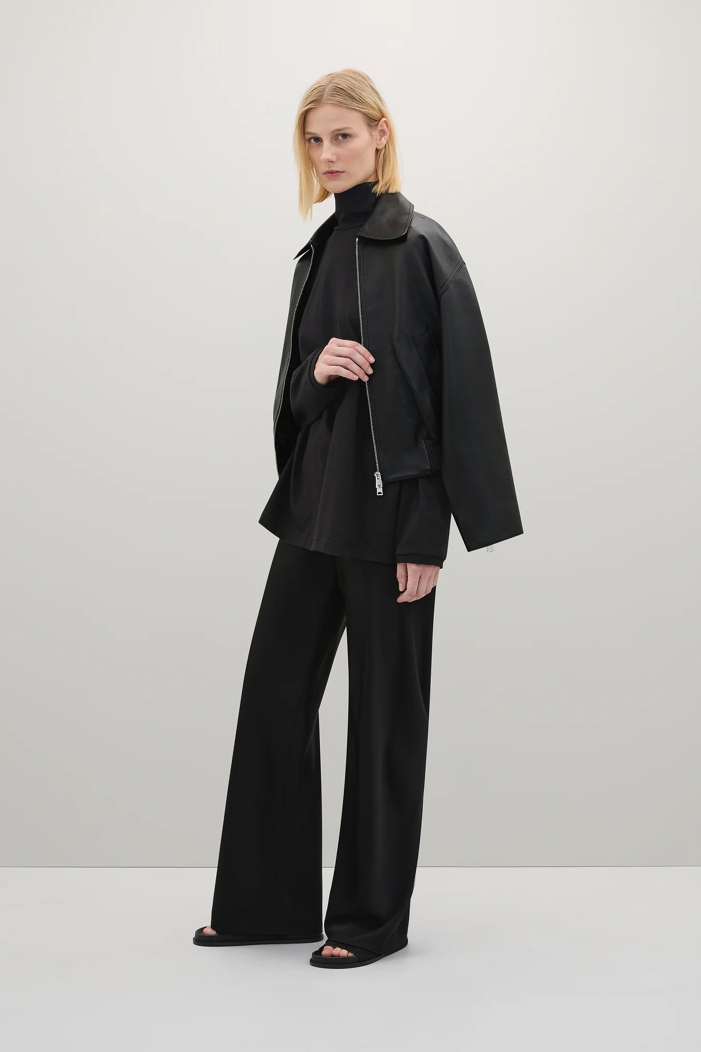 A Emery Myrna Pant in Black