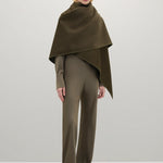 A Emery Myrna Pant in Deep Olive Green