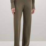 A Emery Myrna Pant in Deep Olive Green