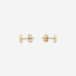 Nina Gordon Figure Studs XSMALL in Gold - styled look